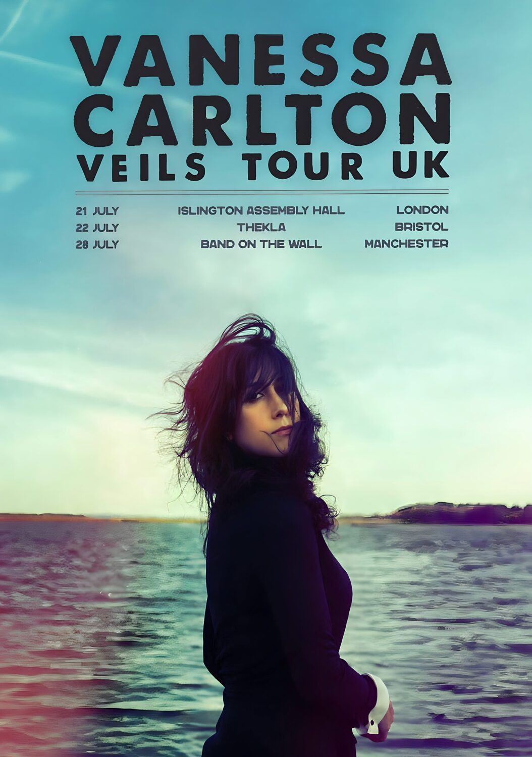 VANESSA CARLTON Veils 2026 UK Tour Poster Print