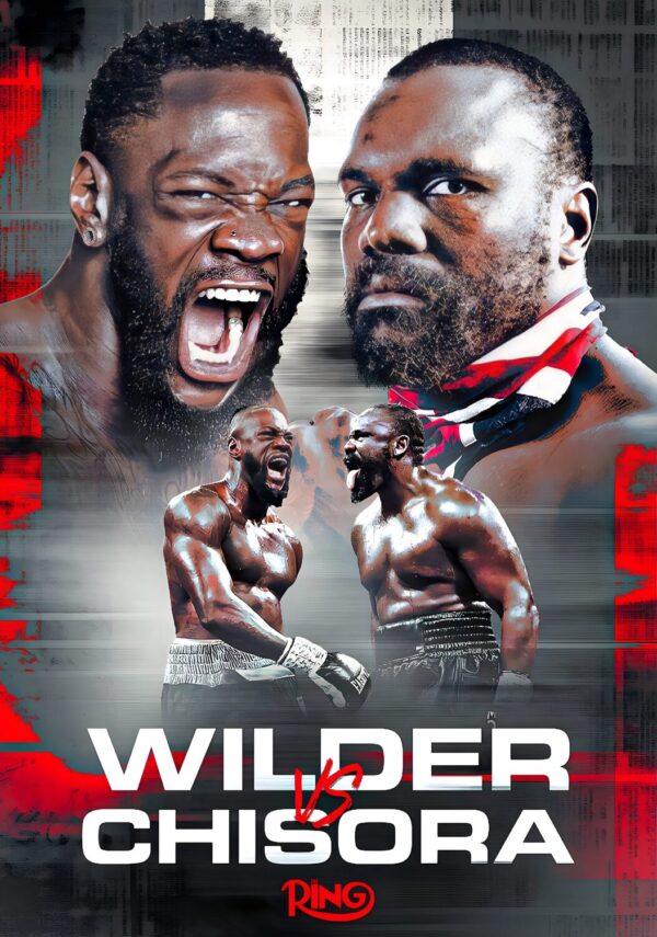 DEREK CHISORA vs. DEONTAY WILDER London 2026 Boxing Fight Poster