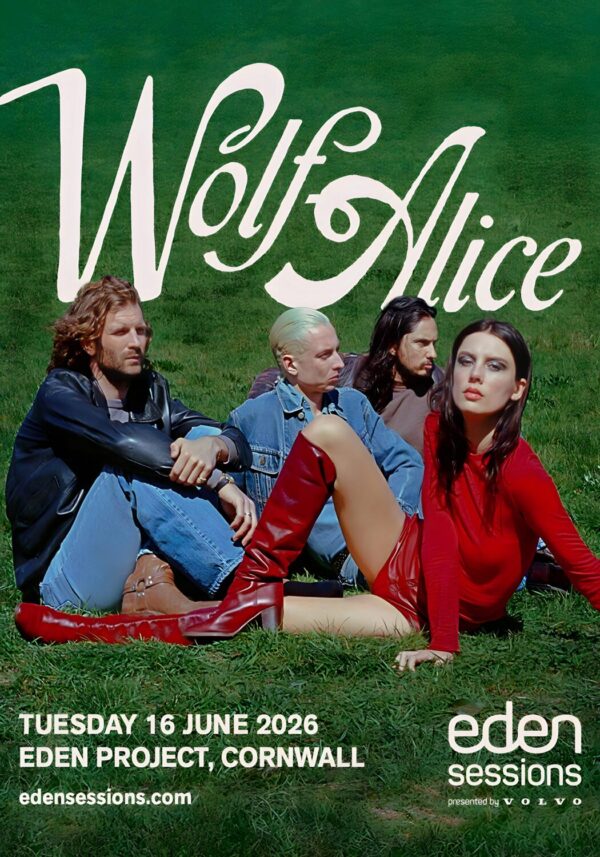 WOLF ALICE The Clearing 2026 UK Tour CORNWALL Eden Project Poster