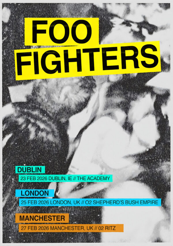 FOO FIGHTERS Your Favourite Toy 2026 UK Tour Poster Print