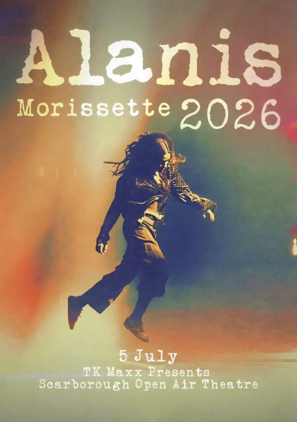 ALANIS MORISSETTE Live Summer 2026 UK Tour SCARBOROUGH Open Air Theatre Poster