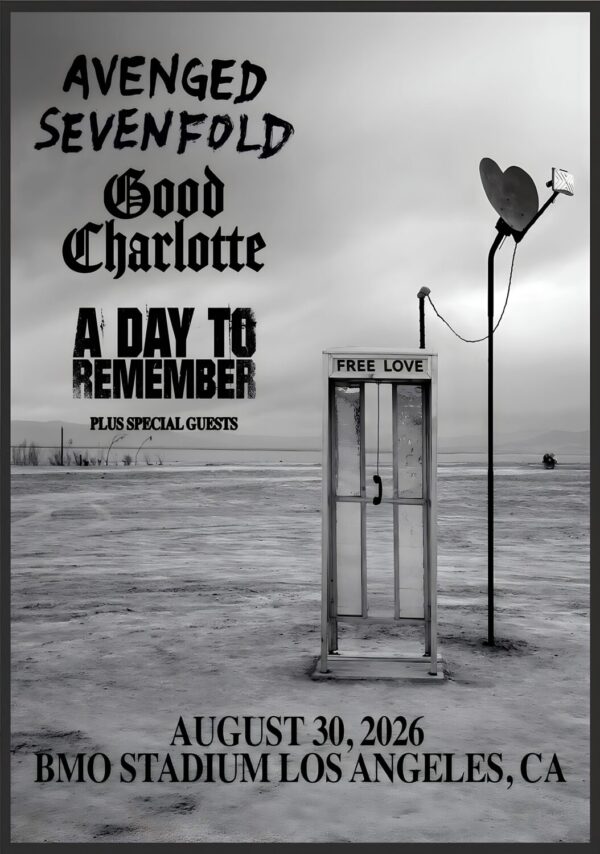 AVENGED SEVENFOLD Magic 2026 Tour LOS ANGELES BMO Stadium Poster