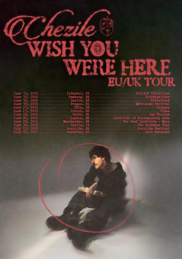 CHERLIZE Wish You Were Here 2026 UK & Europe Tour Poster