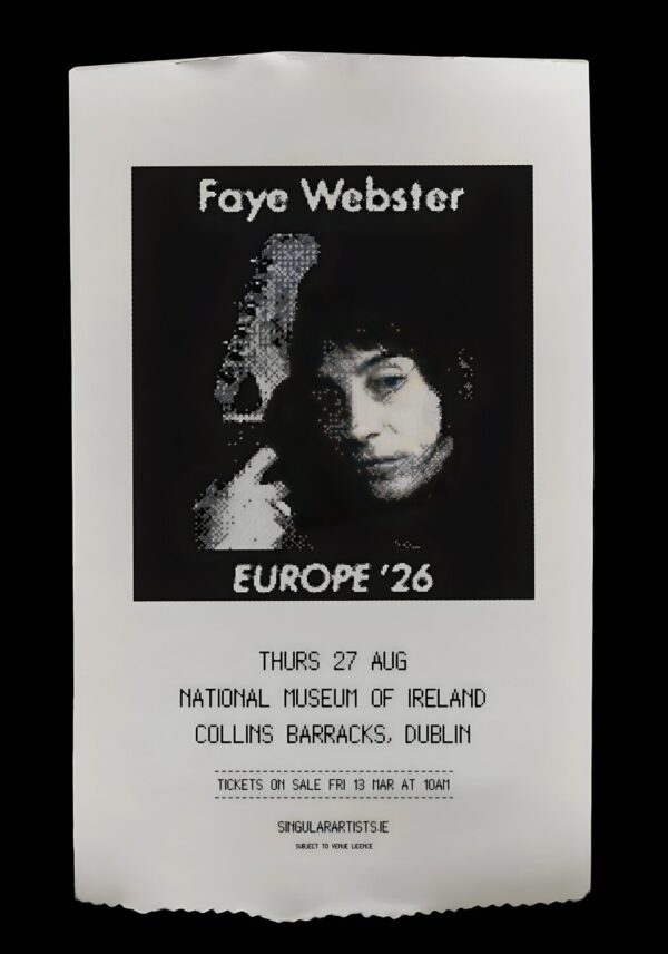 FAYE WEBSTER Underdressed at the Symphony 2026 Ireland Tour DUBLIN Poster