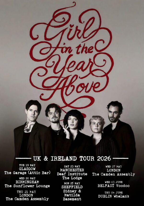 GIRL FROM THE YEAR ABOVE Mama My Heart 2026 UK & Ireland Tour Poster