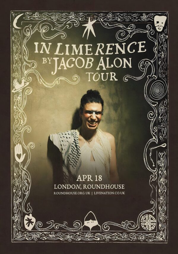 JACOB ALON In Limerence 2026 UK Tour LONDON Roundhouse Poster