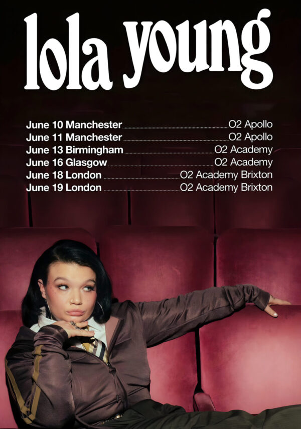 LOLA YOUNG I'm Only 2026 UK Tour Poster