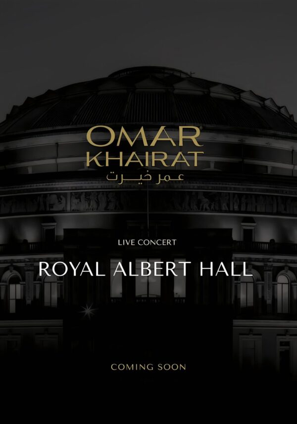 OMAR KHAIRAT Live 2026 Tour LONDON Royal Albert Hall Poster