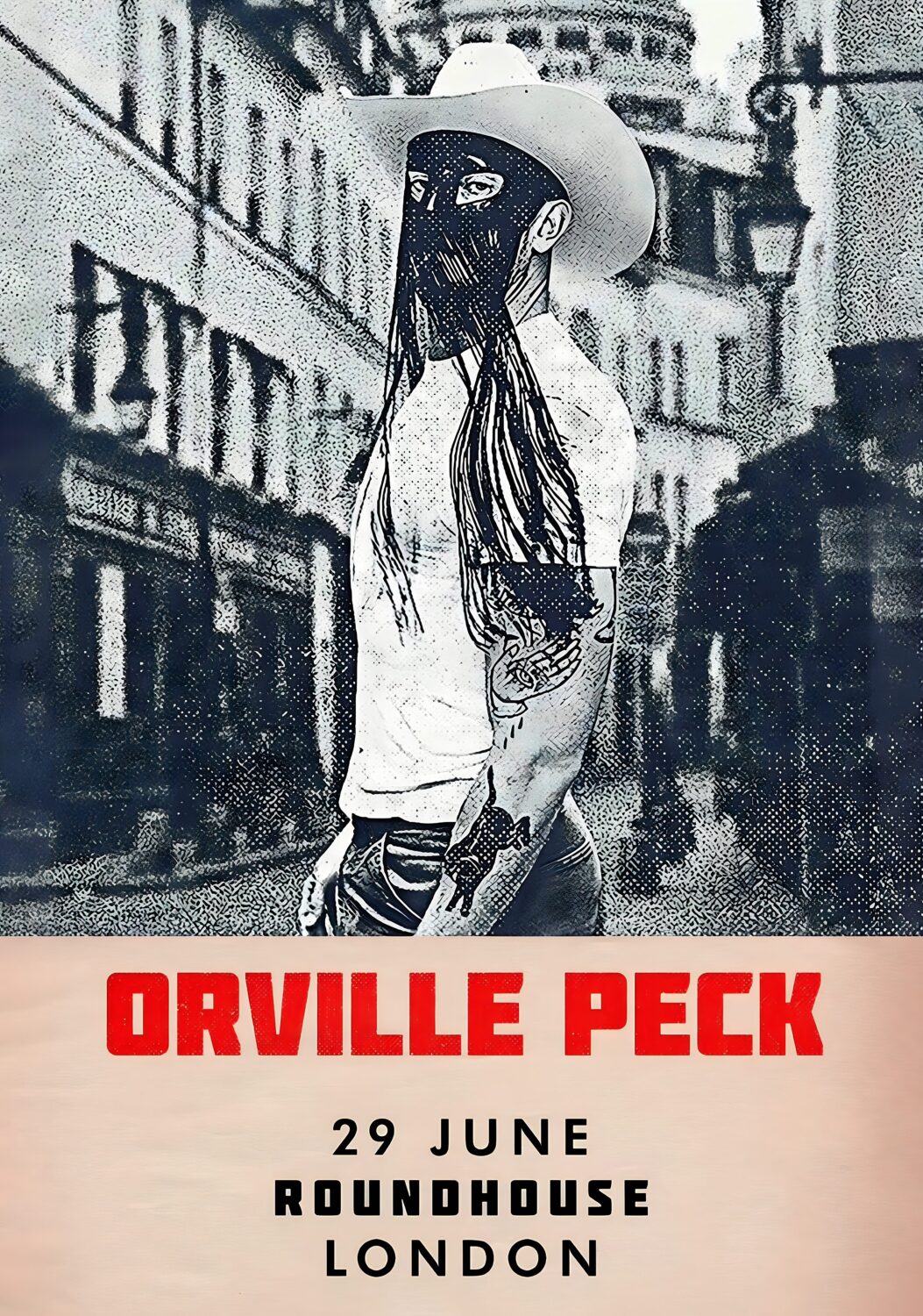 ORVILLE PECK Appaloosa 2026 UK Tour LONDON Roundhouse Poster
