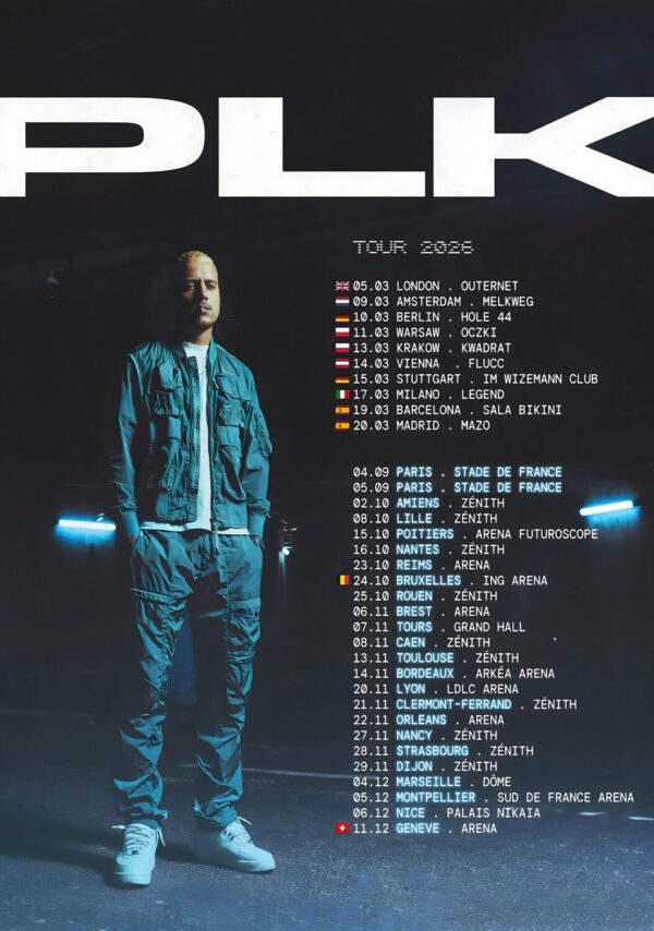 PLK (dj) Grand Garcon 2026 World Tour Poster