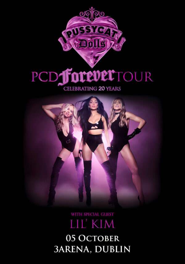PUSSYCAT DOLLS Forever 2026 Ireland Tour DUBLIN 3Arena Poster