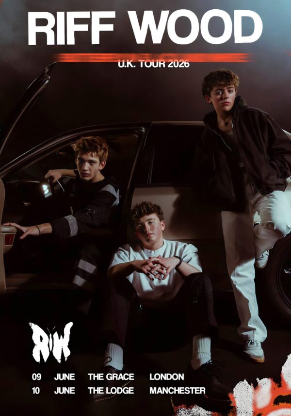RIFF WOOD Tough Luck 2026 Uk Tour LONDON - MANCHESTER Poster