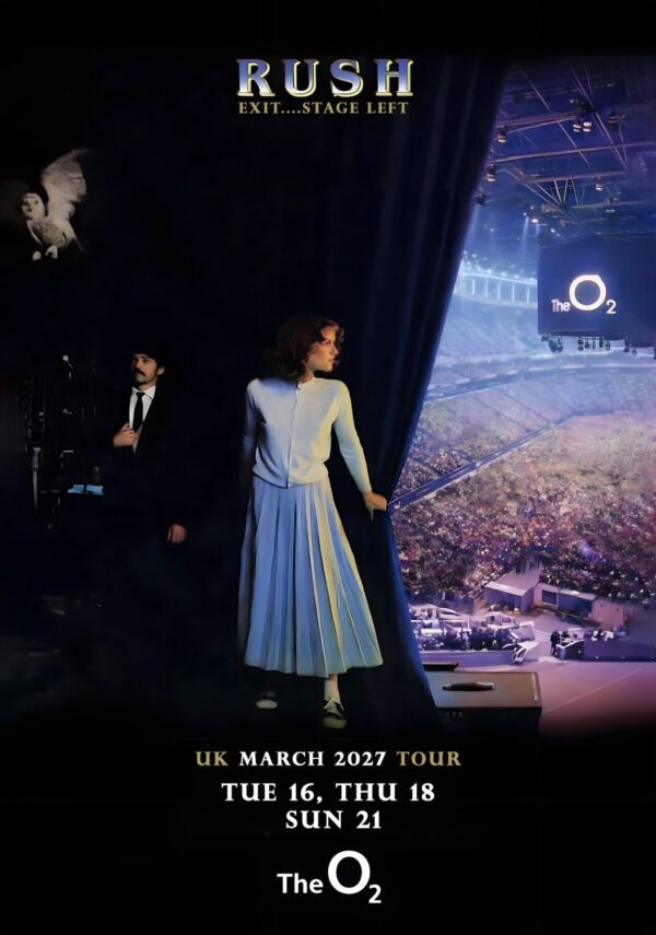 RUSH (band) Fifty Something 2027 UK Tour LONDON O2 Arena Poster Print