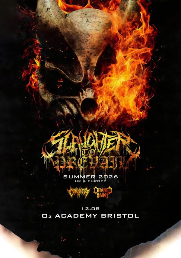SLAUGHTER TO PREVAIL Grizzly 2026 UK Tour BRISTOL Academy Poster