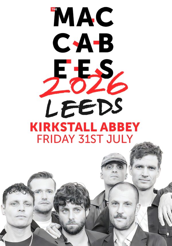 THE MACCABEES Live Summer 2026 Tour LEEDS Kirkstall Abbey Poster Print