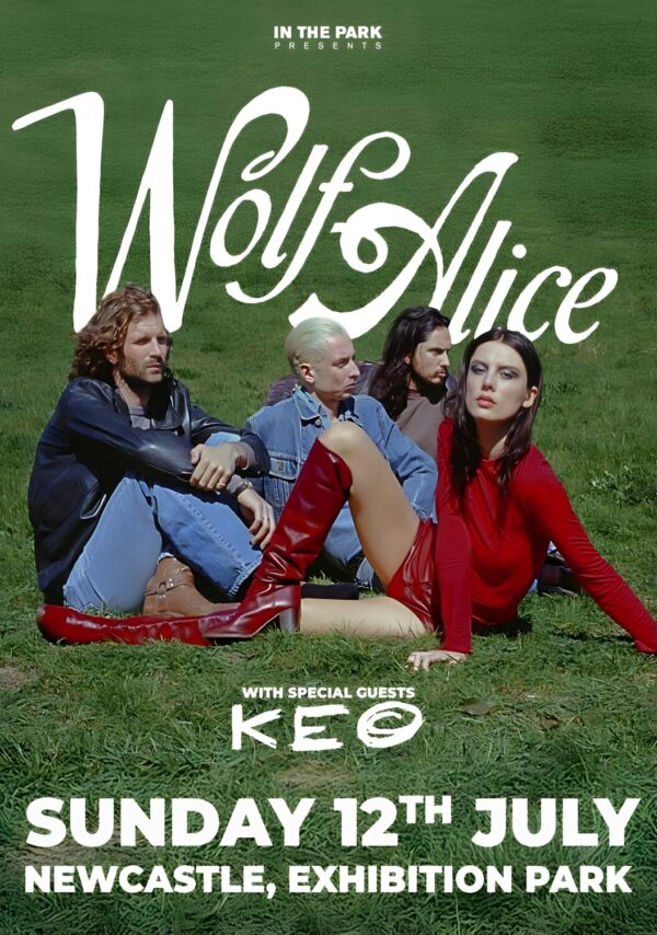 WOLF ALICE The Clearing Summer 2026 Tour NEWCASTLE Exhibition Park Poster