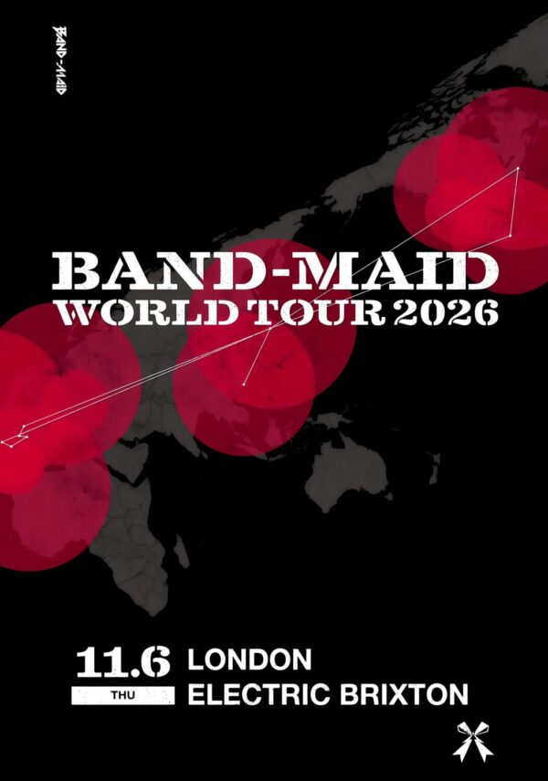 BAND-MAID Scooop 2026 UK Tour LONDON Electric Brixton Poster