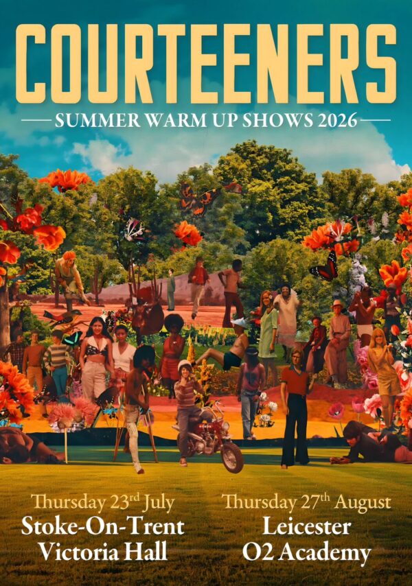 COURTEENERS Pink Cactus Cafe 2026 Summer Tour STOKE-ON-TRENT - LEICESTER Poster