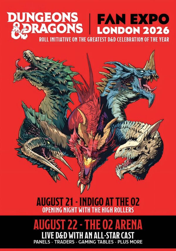 DUNGEONS & DRAGONS Fan Expo 2026 London O2 Arena Poster