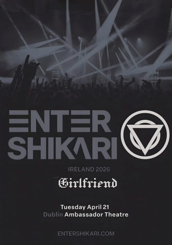 ENTER SHIKARI Hole Live 2026 Tour DUBLIN Ambassador Theatre Poster