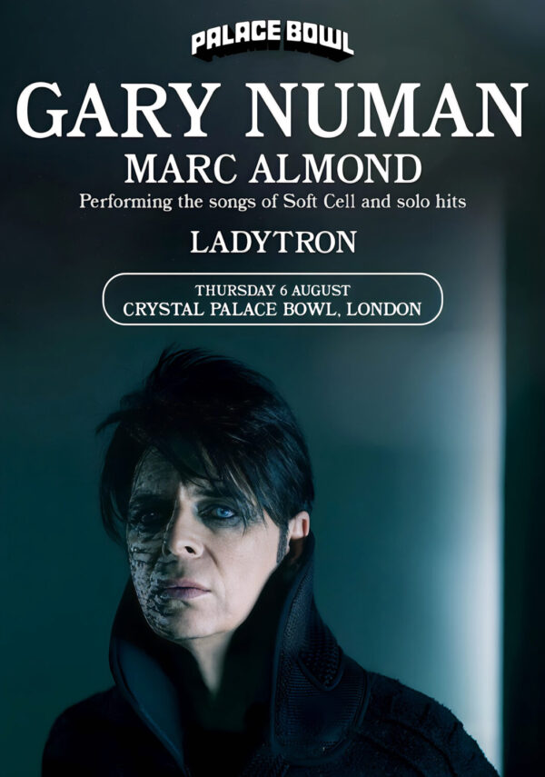 GARY NUMAN Live Summer 2026 Tour LONDON Crystal Palace Poster
