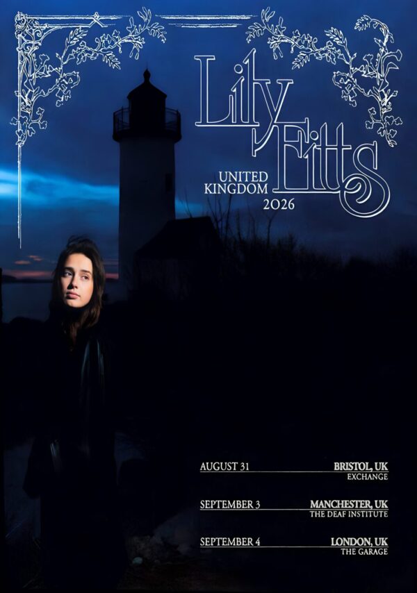 LILY FITTS Getting BY 2026 Tour BRISTOL - MANCHESTER - LONDON Poster