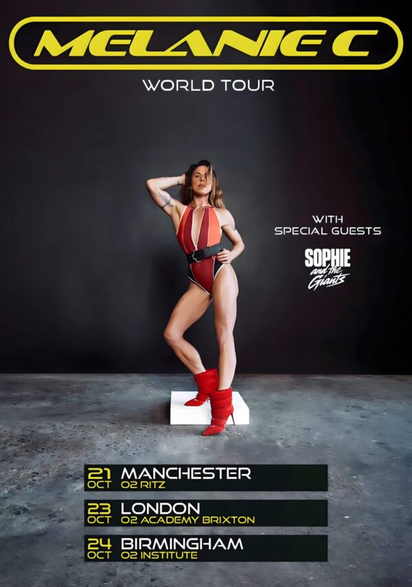 MELANIE C (Spice Girls) Sweat 2026 UK Tour Poster