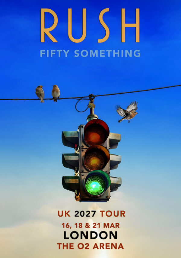 RUSH (band) Fifty Something 2027 UK Tour LONDON O2 Arena Poster Print