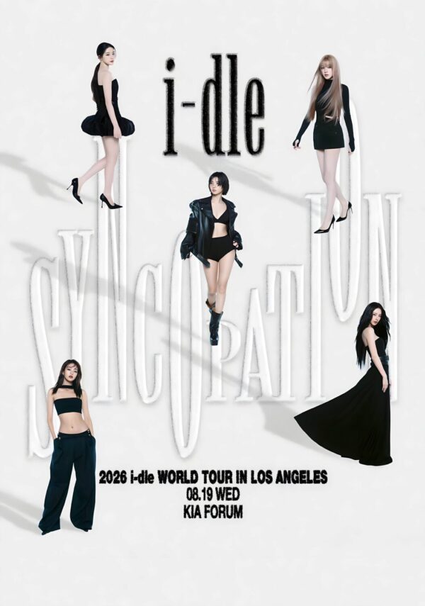 I-DLE Syncopation 2026 Tour LOS ANGELES Kia Forum Poster