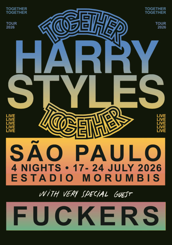 HARRY STYLES Together Together 2026 Tour SÃO PAULO Estádio do MorumBIS - 4 Nights Poster Print