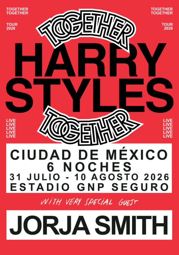 HARRY STYLES Together Together 2026 Tour MEXICO CITY Estadio GNP Seguros - 6 Nights Poster Print