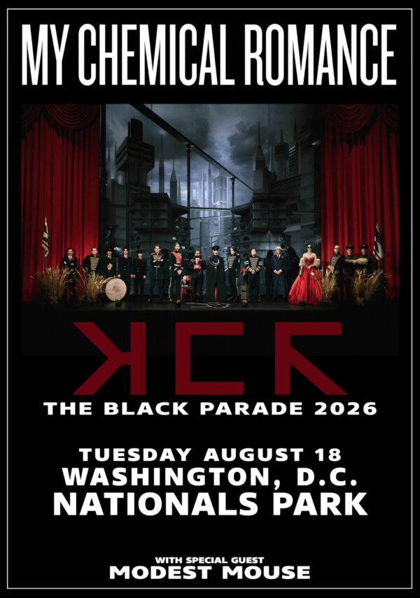 MY CHEMICAL ROMANCE The Black Parade 2026 Tour WASHINGTON Nationals Park Poster Print
