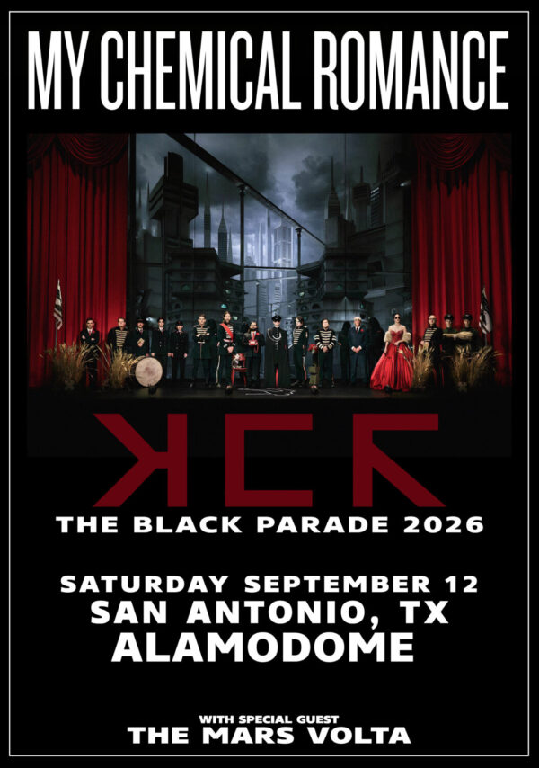 MY CHEMICAL ROMANCE The Black Parade 2026 Tour SAN ANTONIO Alamodome Poster Print