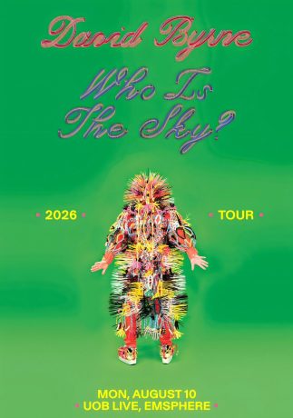 DAVID BRUNE Who Is The Sky? 2026 Tour BANGKOK UOB Live Poster