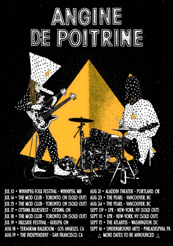 ANGINE DE POITRINE Vol. II North American Tour 2026 Poster Print