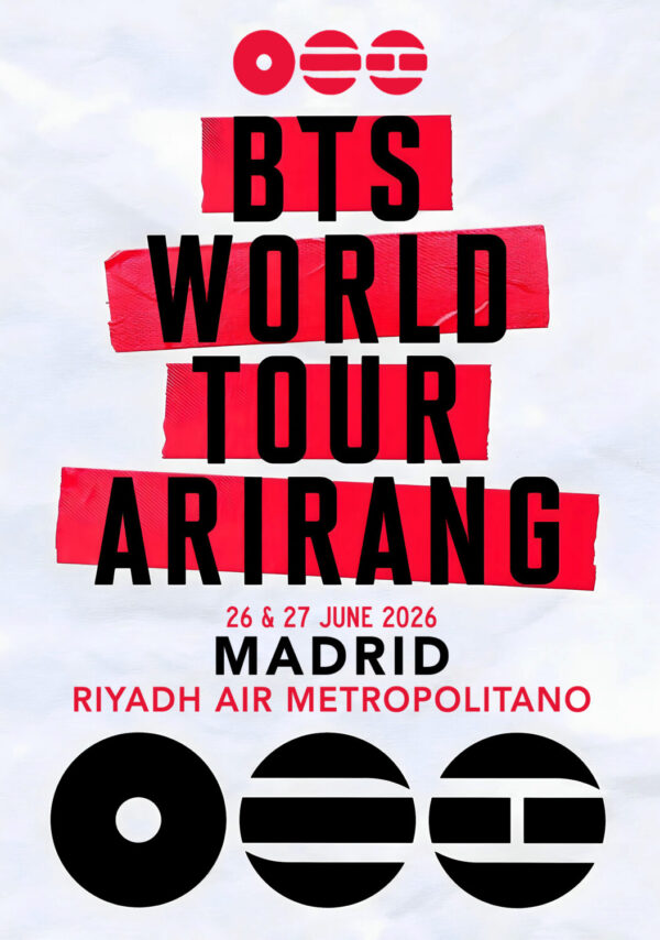 BTS (band) Arirang 2026 UK Tour MADRID Riyadh Air Metropolitano Poster Print