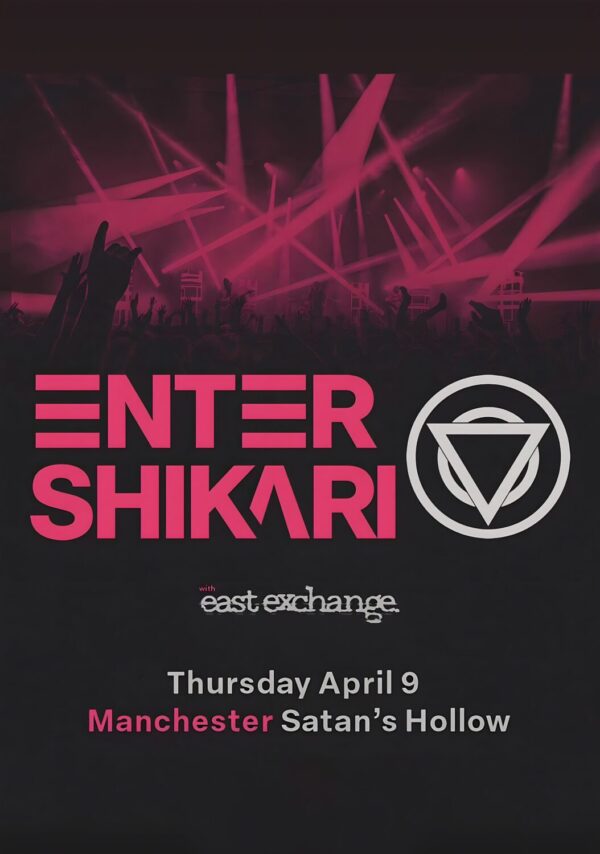 ENTER SHIKARI Love Your Self 2026 Tour MANCHESTER Satan's Hollow Poster