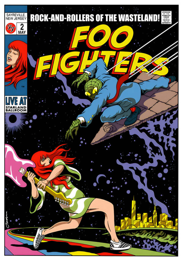 FOO FIGHTERS Your Favourite Toy 2026 Tour SAYREVILLE Ballroom Poster Print