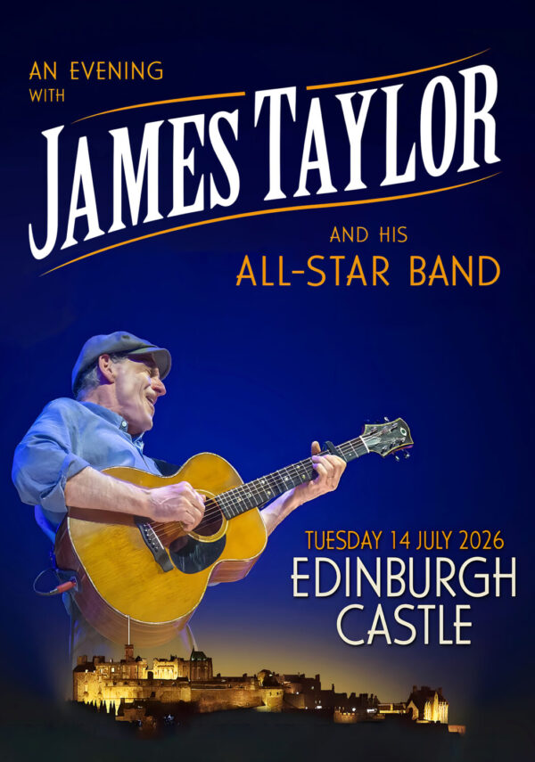 JAMES TAYLOR An Evening With 2026 UK Tour EDINBURGH Castle Poster Print