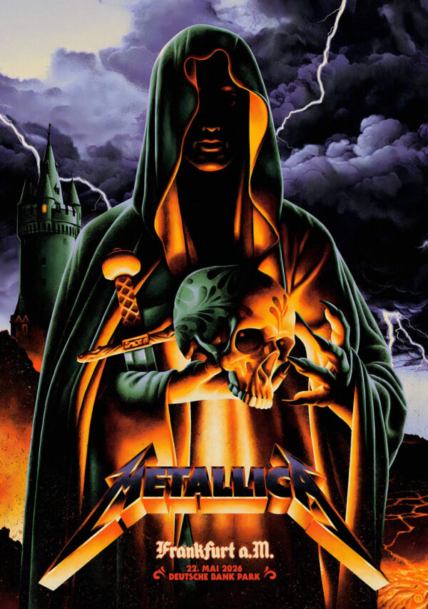 METALLICA Germany M72 2026 Tour FRANKFURT Deutsche Bank Park Poster Print