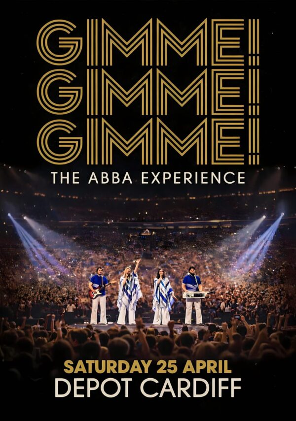 MONEY MONEY MONEY! Abba Live 2026 Tour CARDIFF Depot Poster