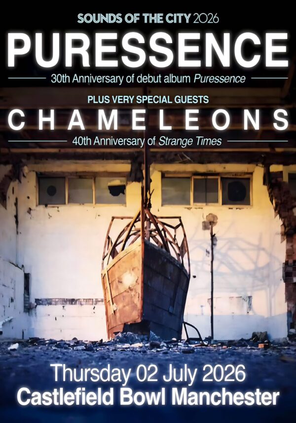 PURESSENCE Live 30th Anniversary Tour MANCHESTER Castlefield Bowl Poster
