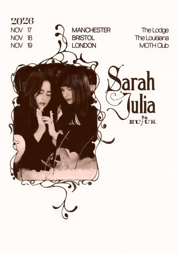 SARAH JULIA Conversation 2026 UK Tour Poster