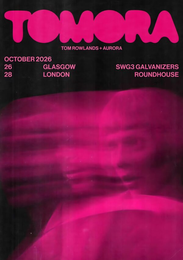 TOMORA Come Closer 2026 UK Tour GLASGOW - LONDON Poster