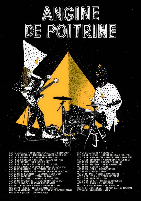 ANGINE DE POITRINE Vol. II 2026 UK & Europe Tour Poster Print
