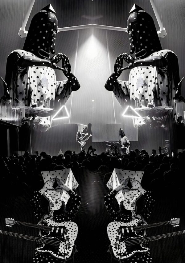 ANGINE DE POITRINE Band Live Photo Poster Print