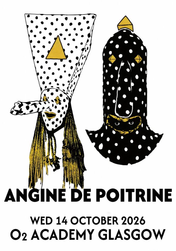 ANGINE DE POITRINE Vol. II 2026 UK Tour GLASGOW Academy Poster Print