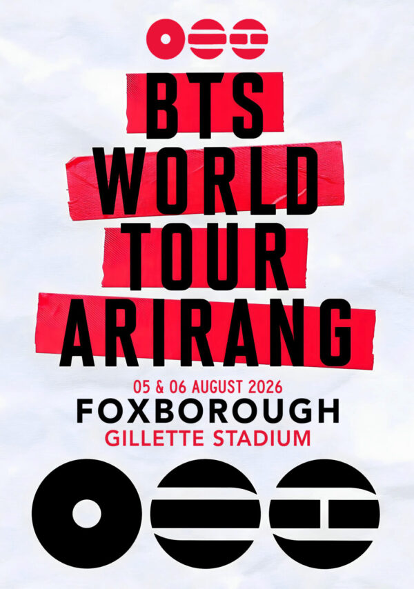BTS (band) Arirang 2026 UK Tour FOXBOROUGH Gillette Stadium Poster Print