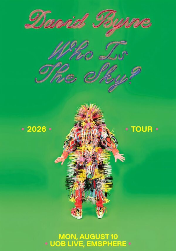 DAVID BRUNE Who Is The Sky? 2026 Tour BANGKOK UOB Live Poster