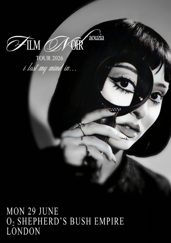 FAOUZIA Film Noir 2026 Tour LONDON Shepherd's Bush Empire Poster